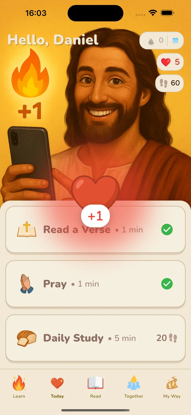 Bible Way - Track your Bible progress with scores